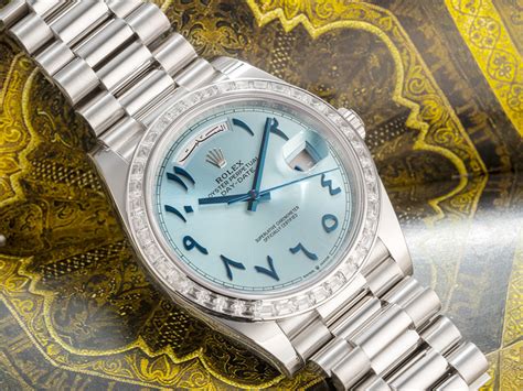 arabic dials rolex|Rolex tiffany arabic dial.